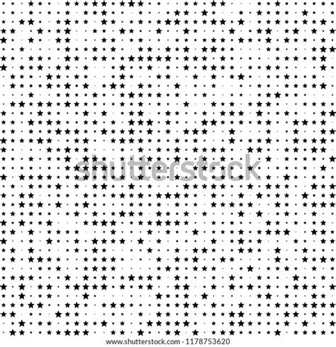 Halftone Star Dots Vector White Background Stock Vector Royalty Free