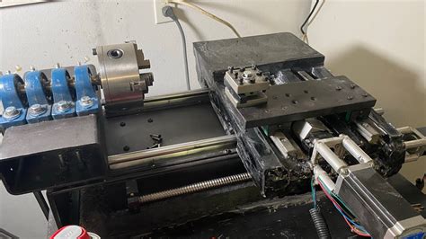 Building A Diy Cnc Metal Lathe With Cnc Control Using Mach 3 Laser Master