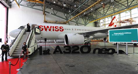Swiss Hat Erste A320neo Empfangen Sky News