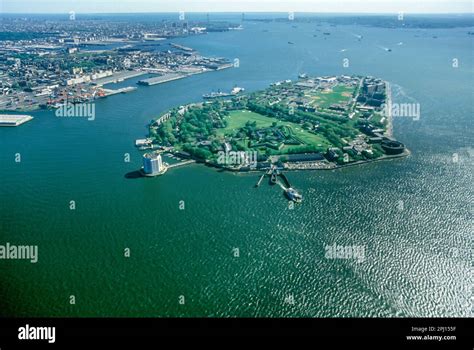 1994 Historical Governors Island New York Harbor New York City Usa