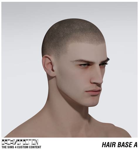 Hair Base V For TS TERFEARRENCE On Patreon Sims Hair Male Sims Hair Skater Babe Hair