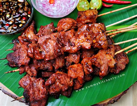Filipino Style Pork Barbecue Yummy Kitchen