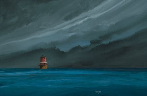 Calm Before The Storm Acrylic Painting