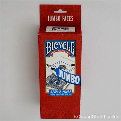 Bicycle Box Set Of Jumbo Face Playing Cards 12 Packs Smartstuff Limited