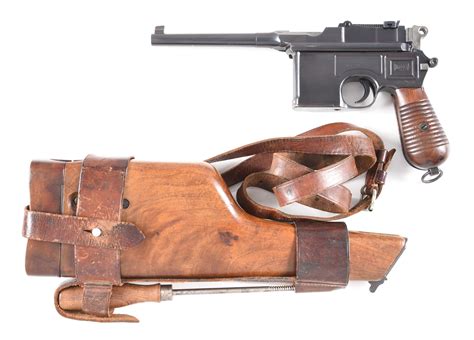 Lot Detail C Mauser C96 Broomhandle Semi Automatic Pistol