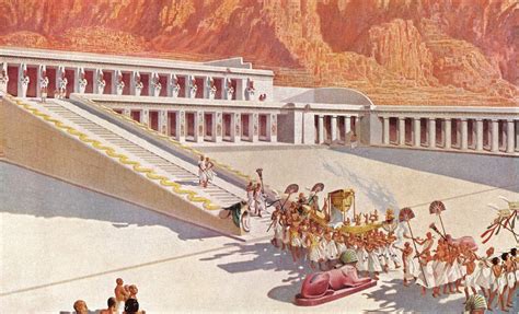Jul 18, 2017 · she commissioned her mortuary temple at some point soon after coming to power in 1479 bce and had it designed to tell the story of her life and reign and surpass any other in elegance and grandeur. Amun's Priests Visit Hatshepsut's Mortuary Temple | In the ...