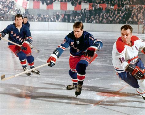 New York Rangers Vs Montreal Canadiens 1960s X Post Rhockey R