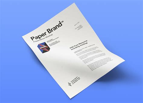 Free Letter Size Paper Mockup Psd Good Mockups