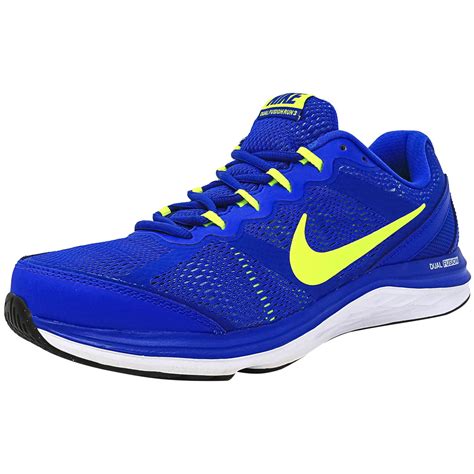 Nike Nike Mens Dual Fusion Run 3 Hyper Cobalt Volt University Blue
