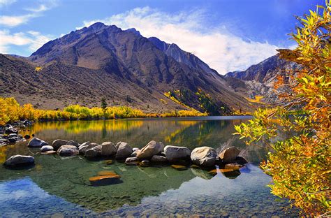 Fall Colors At Convict Lake Photograph By Lynn Bauer Pixels