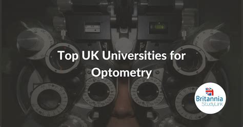 Top Uk Universities For Optometry Ranking And League Table