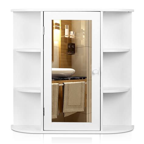 Our collection of stylish bathroom wall cabinets and linen cabinets. Wall Mount Bathroom Cabinet Storage Organizer Medicine ...