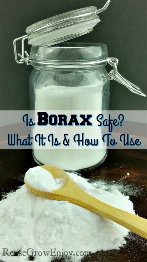Is Borax Safe What It Is And How To Use Reuse Grow Enjoy