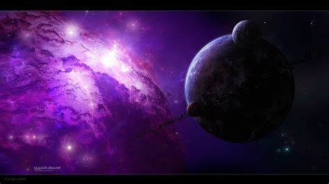 Space Art Nebula Planet Stars Wallpapers Hd Desktop