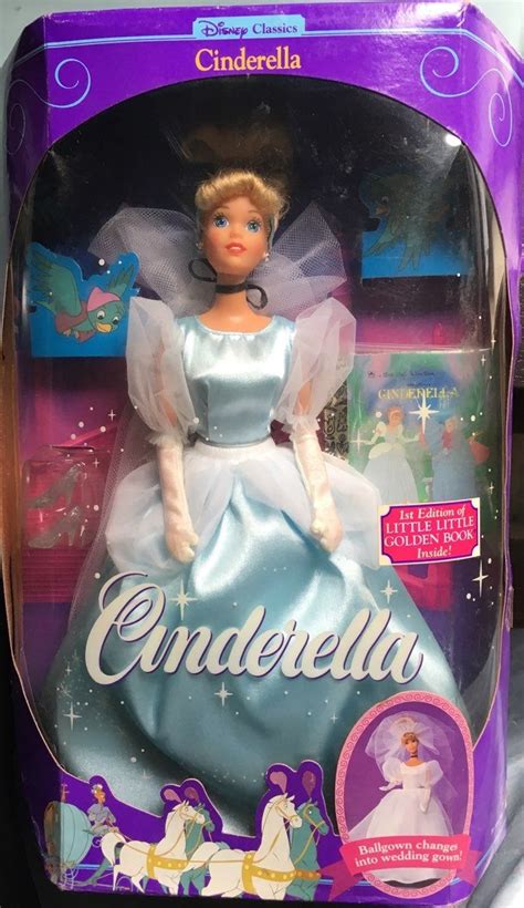 Toys Dolls Vintage Mattel Disney Classics Cinderella New In Box Pe