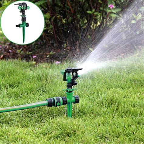 Adjustable 360 Degree Rotating Watering Sprinkler Mist Nozzle Hoses