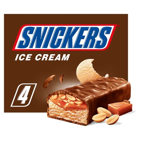 Snickers Chocolate Peanut Ice Cream Bar 4 X 53ml Best One