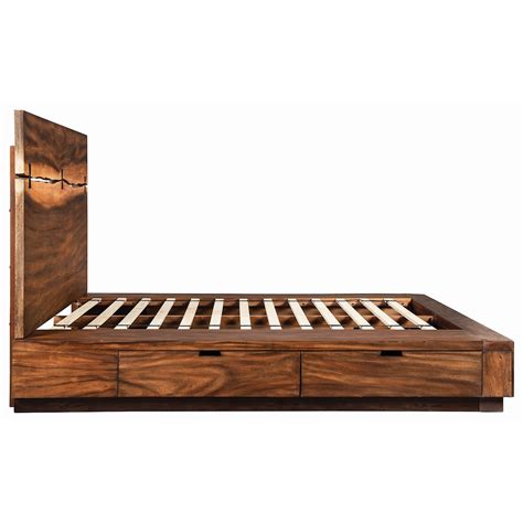 Coaster Winslow 223250sq Queen Platform Bed With Live Edge Look And
