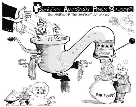 Business And Schools Cartoons National Education Policy Center