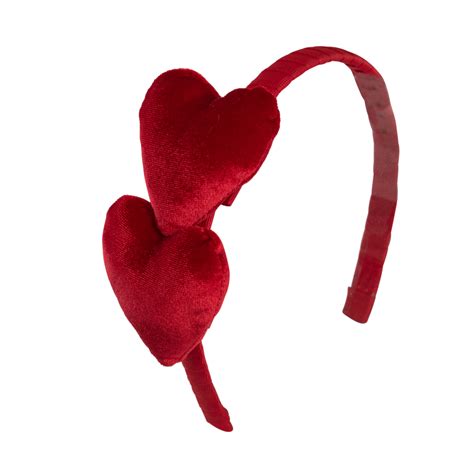 Daga Aw23 Pre Order Girls Red Love Heart Headband Perfect Little Thing