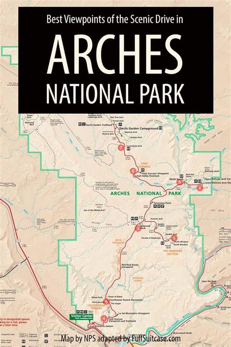 Arches Scenic Drive 8 Best Stops And Viewpoints Map And Tips