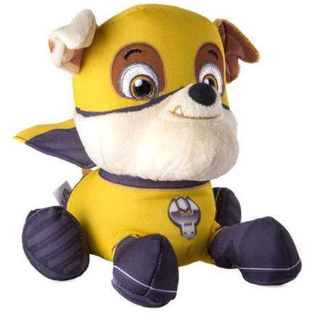 Paw Patrol Super Pups Pup Pals Rubble Exclusive 8 Plush Spin Master