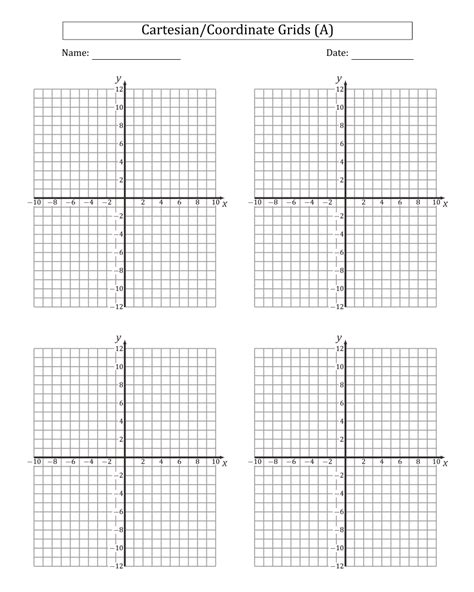 Free Printable Coordinate Grid Paper Get What You Need