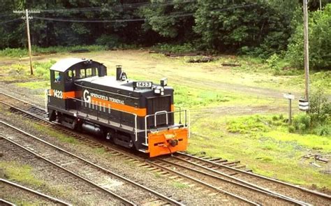Springfield Terminal Railway 1423 Sw9 Diesel Locomotive Orig 35mm