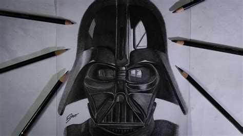 Star Wars Darth Vader Drawing Pencil Sketch Youtube