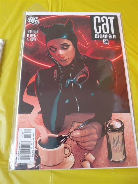 Catwoman 56 Adam Hughes Cover Nm High Grade Comic Books Modern