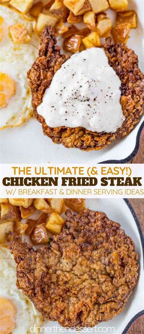 See, chicken fried steak is all about the tenderizing. Chicken Fried Steak | Chicken fried steak, Cube steak recipes, Grilled steak recipes