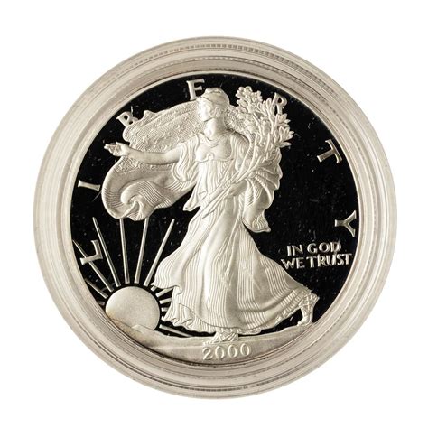 2000 1 Proof American Silver Eagle Coin