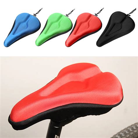 New 3d Silicone And Gel Pad Soft Thickened Bike Bicycle Saddle Covers Cycling Cycle Seat Cushion