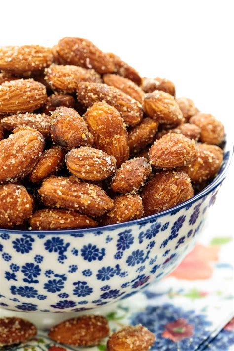 Sweet And Spicy Roasted Almonds The Café Sucre Farine