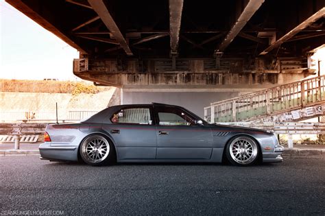 Slammed Vip Car From Japan Transportation In Photography On