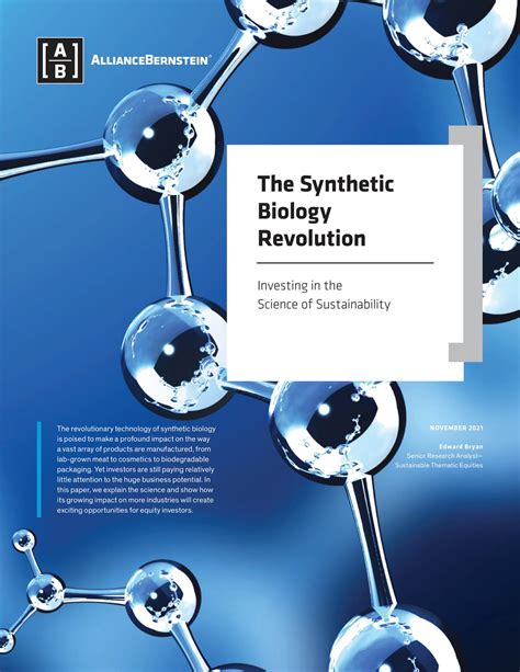 The Synthetic Biology Revolution Investing In The Science Of