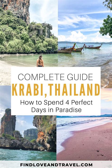 Ultimate Krabi 4 Day Itinerary Krabi Thailand Guide Thailand Island