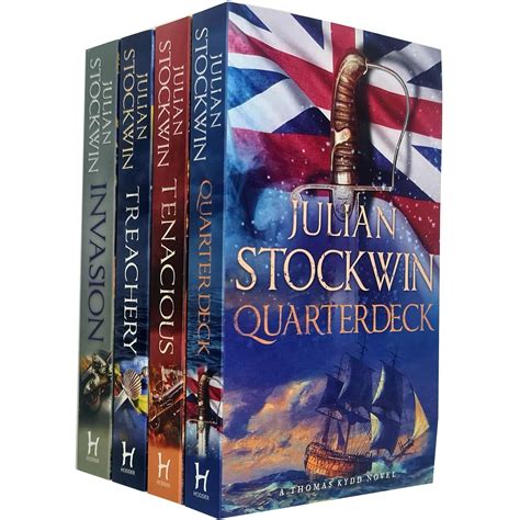 Julian Stockwin Kydd Series 4 Books Collection Set Quarterdeck