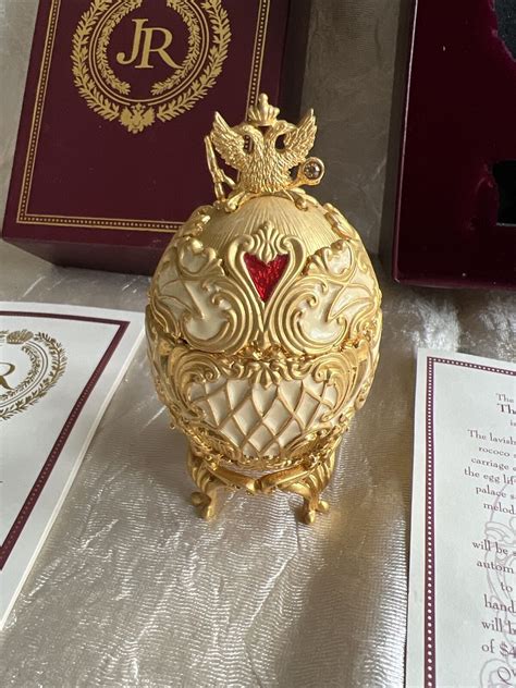 Ir6049 Joan Rivers Imperial Treasures Ii Musical Palace Egg Faberge W