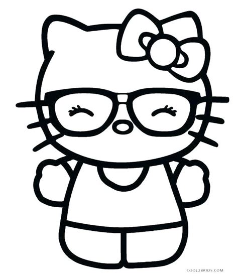 Nerd Glasses Coloring Pages At Free Printable