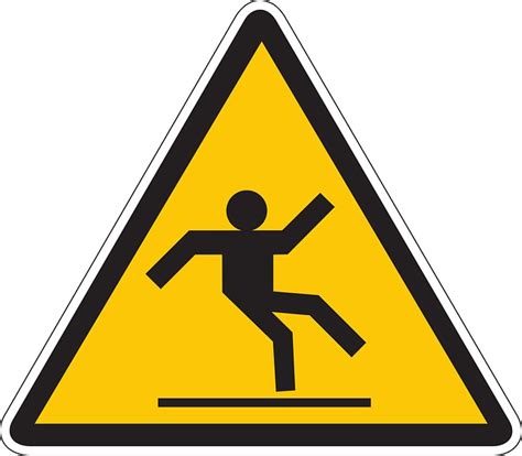 Slip And Fall Sign Clipart Best