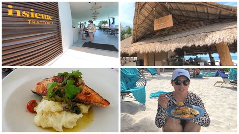 Finest Playa Mujeres Food At Insieme Trattoria Las Dunas Beach House