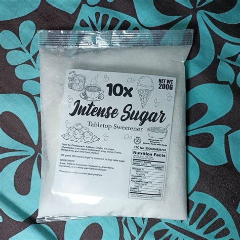 Intense Sugar 10x Intense Sugar Tabletop Sweetener 200g Lazada Ph