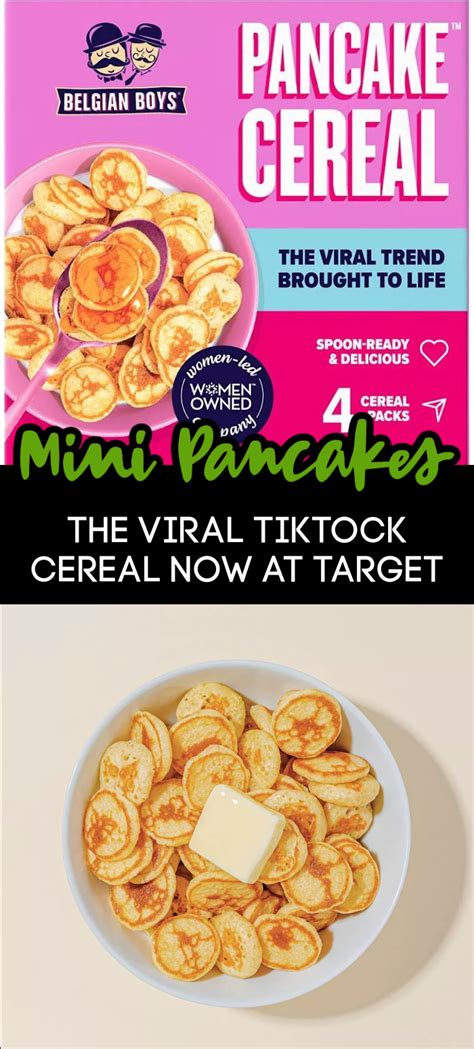 Target Is Selling The Tiktok Viral Mini Pancake Cereal And Breakfast