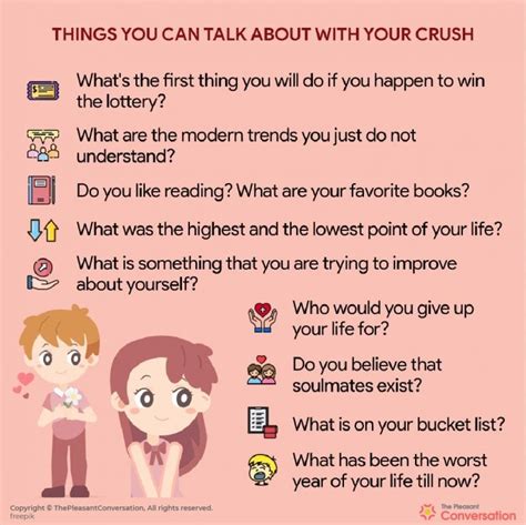 Things To Talk About With Your Crush What To Talk About With Your 36075