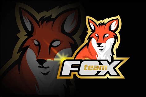 Fox Esport Logo Creative Illustrator Templates ~ Creative Market