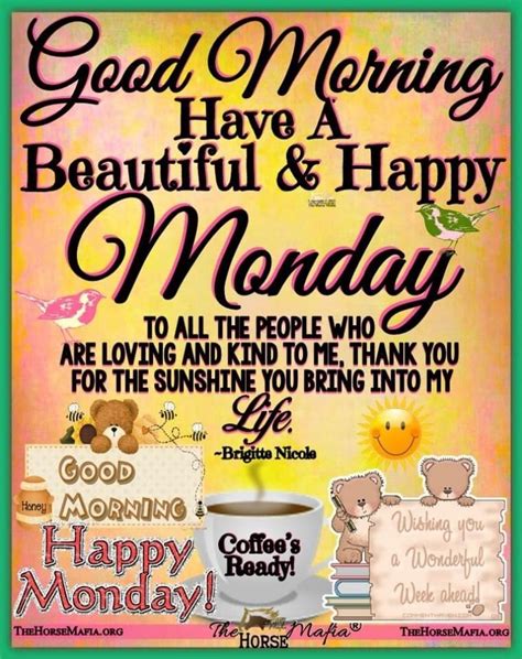 Happy Monday Quotes Monday Morning Quotes Happy Good Morning Quotes
