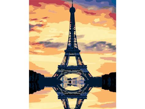 Paint By Number Eiffel Tower