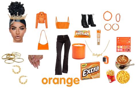 Orange Baddie Outfit Outfit Shoplook