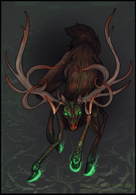 Image Result For Monstrous Stag Mythological Creatures Myths